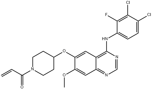 Poziotinib (HM781-36B) Struktur