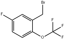 5-Fluoro-2-(trifluoroMethoxy)benzyl broMide, 97% 化学構造式
