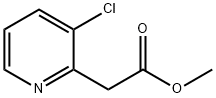 Methyl 2-(3-chloropyridin-2-yl)acetate Struktur