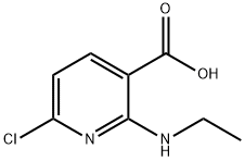6-Chloro-2-ethylaMinonicotinic Acid Structure
