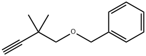 Benzene, [[(2,2-diMethyl-3-butyn-1-yl)oxy]Methyl]- Struktur