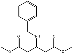 3-[(PhenylMethyl)aMino]pentanedioic Acid DiMethyl Ester Structure