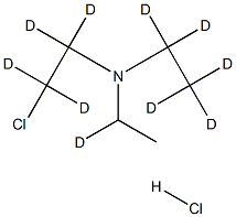 2-Chloro-N,N-diethylethylaMine-d10 Hydrochloride Structure