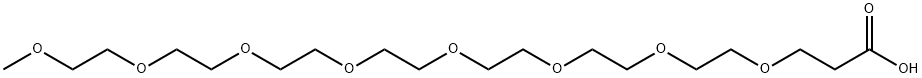 4,7,10,13,16,19,22,25-八氧杂二十六烷酸,1093647-41-6,结构式