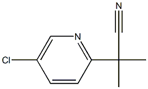 2-(5-氯吡啶-2-基)-2-甲基丙腈, 1095544-68-5, 结构式