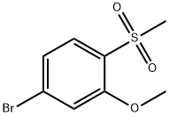 4-BroMo-1-Methanesulfonyl-2-Methoxybenzene Structure