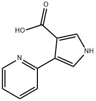4-PYRIDIN-2-YL-1H-PYRROLE-3-CARBOXYLIC ACID Structure