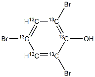 2,4,6-TribroMophenol-1,2,3,4,5,6-13C6 Struktur