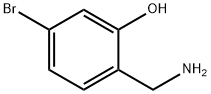 2-(aminomethyl)-5-bromophenol Structure