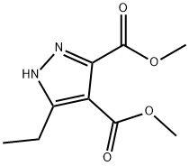 DiMethyl 5-ethyl-1H-pyrazole-3,4-dicarboxylate Structure