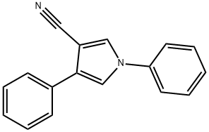 1,4-Diphenyl-1H-pyrrole-3-carbonitrile Struktur