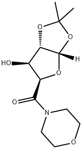 (5S)-4,5-O-(1-甲基亚乙基)-1-C-4-吗啉基-D-戊二醛-5,2-呋喃木糖 结构式