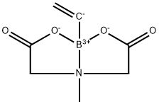 6-メチル-2-ビニル-1,3,6,2-ジオキサザボロカン-4,8-ジオン 化学構造式