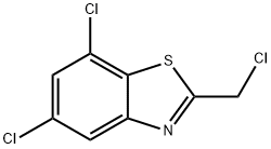 2-氯甲基-5,7-二氯苯并噻唑,110704-23-9,结构式
