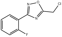 5-(ChloroMethyl)-3-(2-fluorophenyl)-1,2,4-oxadiazole Structure