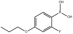 2-氟-4-丙氧基苯基硼酸, 1107603-51-9, 结构式