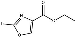 2-ヨードオキサゾール-4-カルボン酸エチル 化学構造式