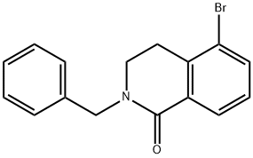 2-苄基-5-溴-3,4-二氢异喹啉-1(2H)-酮, 1109229-95-9, 结构式