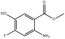 2-AMino-4-fluoro-5-hydroxy-benzoic acid Methyl ester Structure