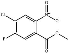 4-氯-5-氟-2-硝基苯甲酸甲酯,1113049-81-2,结构式