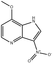 7-甲氧基-3-硝基-4-氮杂吲哚, 1116136-57-2, 结构式