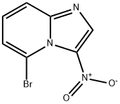 5-溴-3-硝基咪唑并[1,2-A]吡啶 结构式