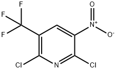 2,6-二氯-3-硝基-5-(三氟甲基)吡啶, 111928-63-3, 结构式
