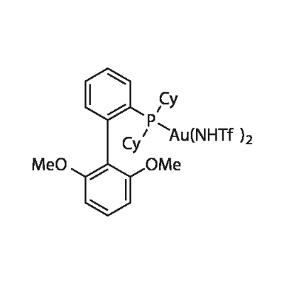 Bis(trifluoroMethanesulfonyl)iMide(2-dicyclohexylphosphino-2',6'-diMethoxy-1,1'-biphenyl)gold(I), 98% price.