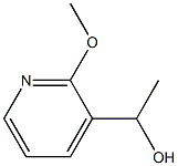 1-(2-メトキシピリジン-3-イル)エタノール 化学構造式