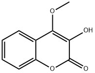 3-Hydroxy-4-Methoxy-2H-chroMen-2-one Structure