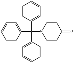 1-TriphenylMethylpiperidin-4-one Struktur