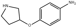 4-(吡咯烷-3-氧基)苯胺, 1123169-08-3, 结构式