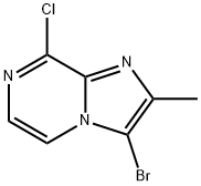 3-BroMo-8-chloro-2-MethyliMidazol[1,2-a]pyrazine Structure