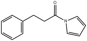 3-フェニル-1-(ピロール-1-イル)プロパン-1-オン 化学構造式