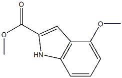 4-甲氧基-1H-2-吲哚甲酸甲酯 结构式