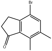 4-溴-6,7-二甲基-2,3-二氢-1H-茚-1-酮,112631-50-2,结构式