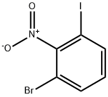 1-溴-3-碘-2-硝基苯 结构式