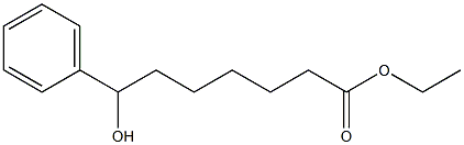 7-Hydroxy-7-phenylheptanoic acid ethyl ester Struktur