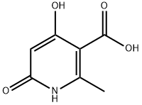 4,6-dihydroxy-2-Methylnicotinic acid Struktur