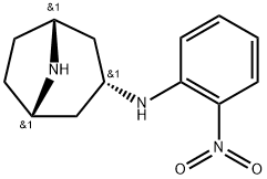 endo-N-(2-nitrophenyl)-8-aza-bicyclo [3.2.1] octan-3-amine Struktur