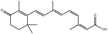 (11-cis,13-cis)-4-Oxoretinoic Acid Structure