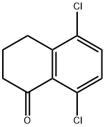5,8-dichloro-3,4-dihydro-2H-naphthalen-1-one Struktur