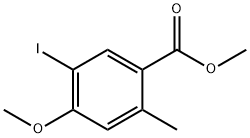 Methyl 5-iodo-4-Methoxy-2-Methylbenzoate Struktur