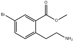 2-(2-氨基乙基)-5-溴苯甲酸甲酯, 1131587-84-2, 结构式