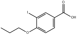 3-Iodo-4-propoxybenzoic acid Struktur