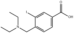 4-((DiethylaMino)Methyl)-3-iodobenzoic acid Structure