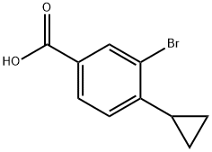 3-ブロモ-4-シクロプロピル安息香酸 price.