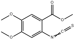 Benzoic acid, 2-isothiocyanato-4,5-diMethoxy-, Methyl ester Struktur