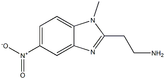 2-(1-Methyl-5-nitro-1H-benzo[d]iMidazol-2-yl)ethanaMine Structure