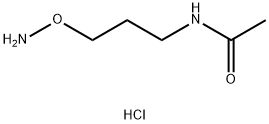AcetaMide, N-[3-(aMinooxy)propyl]-, hydrochloride 化学構造式